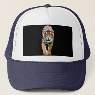 Voeg Jouw tekst Moderne Pop Art Tiger Sjabloon toe Trucker Pet