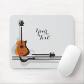 Voeg Jouw tekst-Mousepad toe Muismat (Met muis)