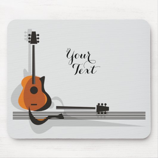 Voeg Jouw tekst-Mousepad toe Muismat (Voorkant)