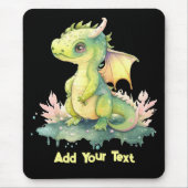 Voeg Jouw tekst- Mousepad toe Muismat (Voorkant)