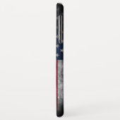 Voeg jouw tekst op Amerikaanse vlag toe Case-Mate iPhone Case (Achterkant/links)