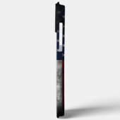 Voeg jouw tekst op Amerikaanse vlag toe Case-Mate iPhone Case (Achterkant / Links)