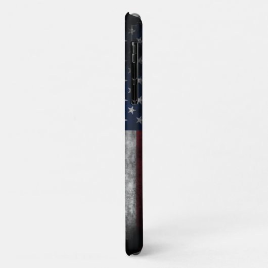 Voeg jouw tekst op Amerikaanse vlag toe Case-Mate iPhone Case (Achterkant/links)
