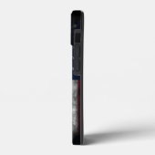Voeg jouw tekst op Amerikaanse vlag toe Case-Mate iPhone Case (Achterkant / Links)