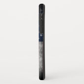 Voeg jouw tekst op Amerikaanse vlag toe Case-Mate iPhone Case (Achterkant/links)