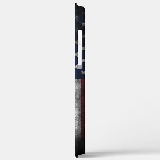 Voeg jouw tekst op Amerikaanse vlag toe Case-Mate iPhone Case (Achterkant / Links)