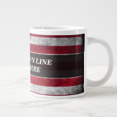 Voeg jouw tekst op Amerikaanse vlag toe Grote Koffiekop (Rechts)