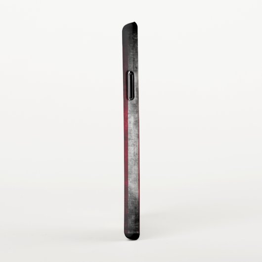 Voeg jouw tekst op Amerikaanse vlag toe iPhone Hoesje (Rechterkant)