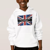 Voeg jouw tekst op het Engelse vlag Sierkussen toe