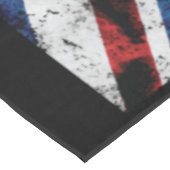 Voeg jouw tekst op het Engelse vlag Sierkussen toe Tafelkleed (Gekanteld)