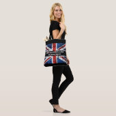 Voeg jouw tekst op het Engelse vlag Sierkussen toe Tote Bag (Op model)
