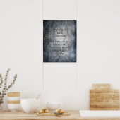 Voeg Jouw tekst Quote Grunge Textured Dark Grey to Poster (Keuken)