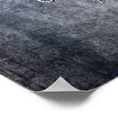 Voeg Jouw tekst Quote Grunge Textured Dark Grey to Poster (Hoek)