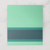 Voeg Jouw tekst-schaduwen van Blauwgroen Groen Blo Plaatskaartje (Buitenkant ongevouwen)