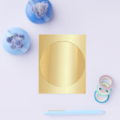 Voeg Jouw tekst Sjabloon Custom Faux Gold Glamorou Flyer (Enkel)