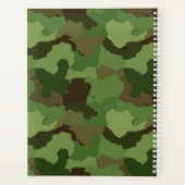 Voeg Jouw tekst toe aan Camouflage van militaire s Planner (Achterkant)