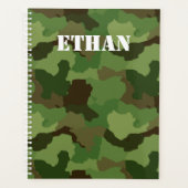 Voeg Jouw tekst toe aan Camouflage van militaire s Planner (Voorkant)