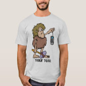 Voeg Jouw tekst toe - de Basis T-shirt van Mannen (Voorkant)