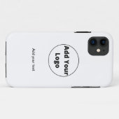 voeg jouw tekst toe - de eenvoudige minimale douan Case-Mate iPhone case (Achterkant (horizontaal))