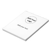 voeg jouw tekst toe - de eenvoudige minimale douan notitieblok (Linkerzijde)