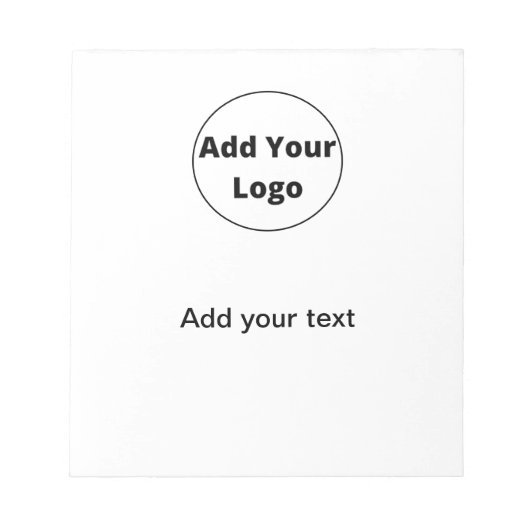 voeg jouw tekst toe - de eenvoudige minimale douan notitieblok (Voorkant)