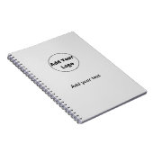 voeg jouw tekst toe - de eenvoudige minimale douan notitieboek (Rechterzijde)