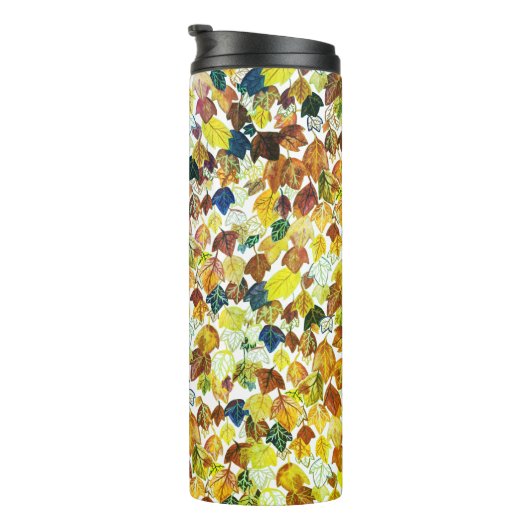 Voeg jouw tekst toe! De Waterverf van de najaargan Thermosbeker (Geroteerd rechts)