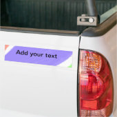 voeg jouw tekst toe eenvoudig te personaliseren mi bumpersticker (Op Truck)