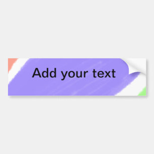 voeg jouw tekst toe eenvoudig te personaliseren mi bumpersticker