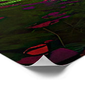 Voeg Jouw tekst toe, Weg door Enchanted Forest Poster (Hoek)