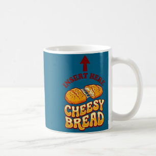 Voeg kaasbrood shirt grappige foodie pizza liefheb koffiemok