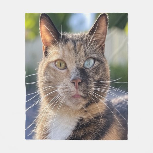 Voeg Kat Foto Aanpassen Toe Fleece Deken (Voorkant)