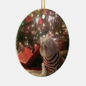 Voeg kerstboomversiering voor gezelschapsdieren to keramisch ornament (Rechts)