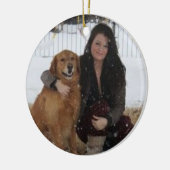 Voeg kerstboomversiering voor gezelschapsdieren to keramisch ornament (Links)