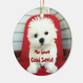 Voeg kerstboomversiering voor gezelschapsdieren to keramisch ornament (Links)