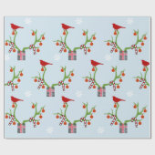 Voeg Kerstmis toe aan uw Afbeelding/Logo-rendierAn Cadeaupapier (Vlak)