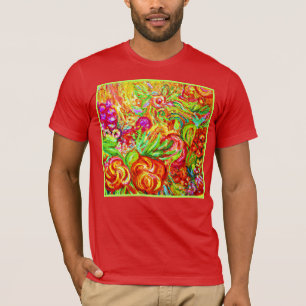 Voeg Kleur aan Uw Stijl met Vloeiend Kunstwerk toe T-shirt