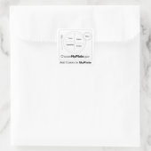 Voeg kleuren toe aan MyPlate White Sticker (Tas)