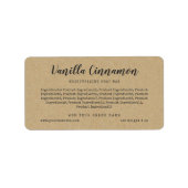 Voeg Kraft toe van de lijst Kraft van Ingrediënten Etiket (Voorkant)