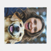 Voeg Labrador Retriever Foto Personaliseer toe Fleece Deken (Voorkant (Horizontaal))