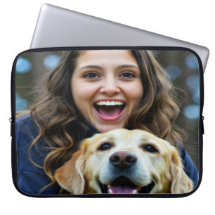 Voeg Labrador Retriever Foto Personaliseer toe Laptop Sleeve