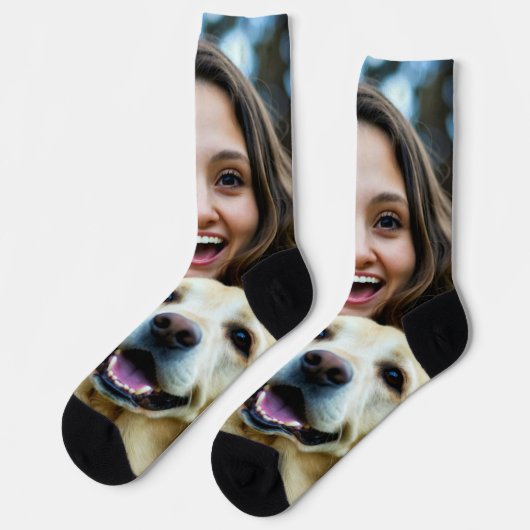 Voeg Labrador Retriever Foto Personaliseer toe Sokken (Links)
