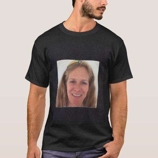 Voeg Lijst Foto zwart-vierkantje toe T-shirt (Voorkant)