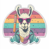 Voeg Llama Charm toe aan uw leven met Stickers (Voorkant)
