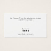 Voeg Logo 4-studenige Kaart voor het oorbaar maken (Achterkant)