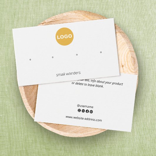 Voeg Logo 4-studenige Kaart voor het oorbaar maken