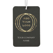 Voeg Logo Aangepast Kerstcadeau toe Luchtverfrisser (Achterkant)