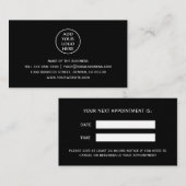 Voeg Logo Bedrijfs Professionele Onderneming toe Afsprakenkaartje (Voorkant / Achterkant)