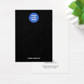 Voeg Logo Black met drie helften ()-Kaart toe Visitekaartje (Bureau)