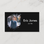 voeg logo Custom BUSINESS LOGO en sociale media to Visitekaartje (Achterkant)